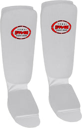 Farabi Shin Pads Instep Shin Guard for Kickboxing MMA Muay Thai Boxing Gym Training Elasticated Pads